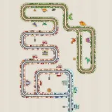 droga-tor-dla-samochodow-dinozaury-puzzle-44-elementy-stan-nowy-marka-habarri
