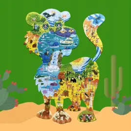 puzzle-duze-krol-lew-zoo-zwierzata-simba-pustynia-disney-hakuna-matata