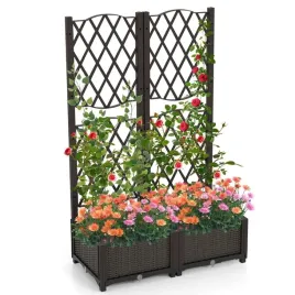 podwojna-skrzynia-ogrodowa-donica-z-pergola-kwietnik