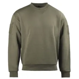 mil-tec-sweter-taktyczny-round-neck-zielony-s