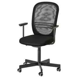 ikea-flintan-krzeslo-biurowe-obrotowe-z-podlokietnikami-czarny