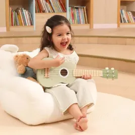 viga-drewniane-ukulele-gitara-dla-dzieci-zielone-z-nutami
