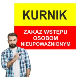 kurnik-zakaz-wstepu-tablica-ostrzegawcza
