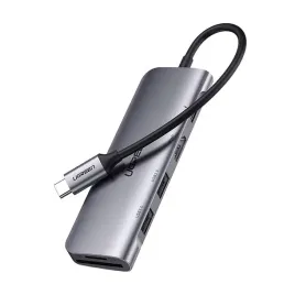 adapter-ugreen-6w1-usb-c-hdmi-2x-usb-a-3-0-usb-c-pd-czytnik-sd-tf