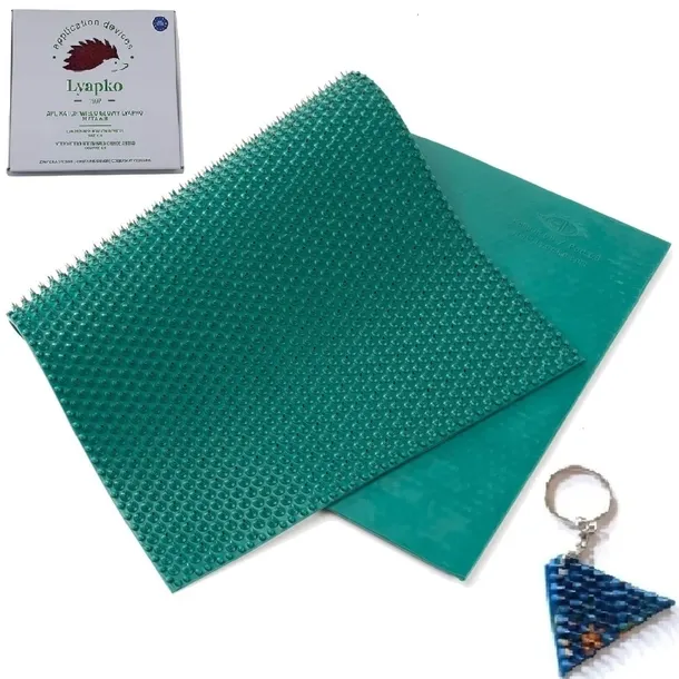 Mata z kolcami Standard 6,2mm Lyapko do masażu ZIELONA + GRATIS BRELOK !!!!