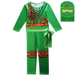 przebranie-dzieciece-kostium-ninja-zielony-karnawal-wystep-116-122cm