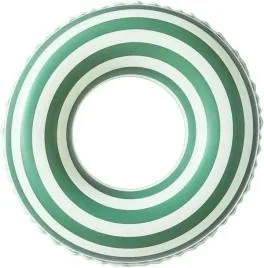 duze-kolo-ratunkowe-dla-dzieci-80cm-vintage-zielone-paski-do-plywania