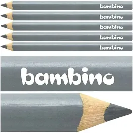 kredka-bambino-trojkatna-w-drewnianej-oprawie-gruba-jumbo-srebrna-5-szt