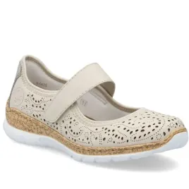polbuty-damskie-bezowe-rieker-n4299-60-na-rzepy-wkladki-antistress