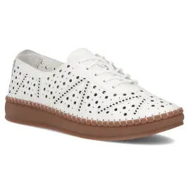 polbuty-damskie-biale-filippo-dp6830-25-skorzane-plaskie-azurowe-wygodne
