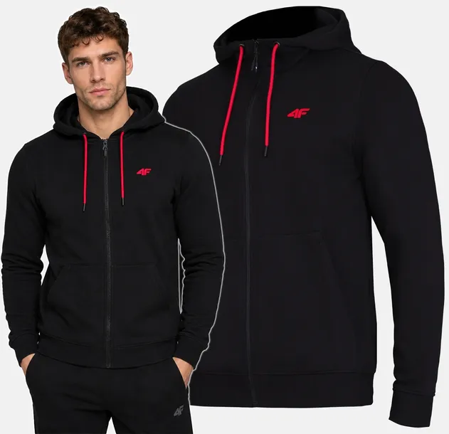 Bluza męska dresowa 4F sportowa bawełniana wygodna na co dzień M3169 3XL