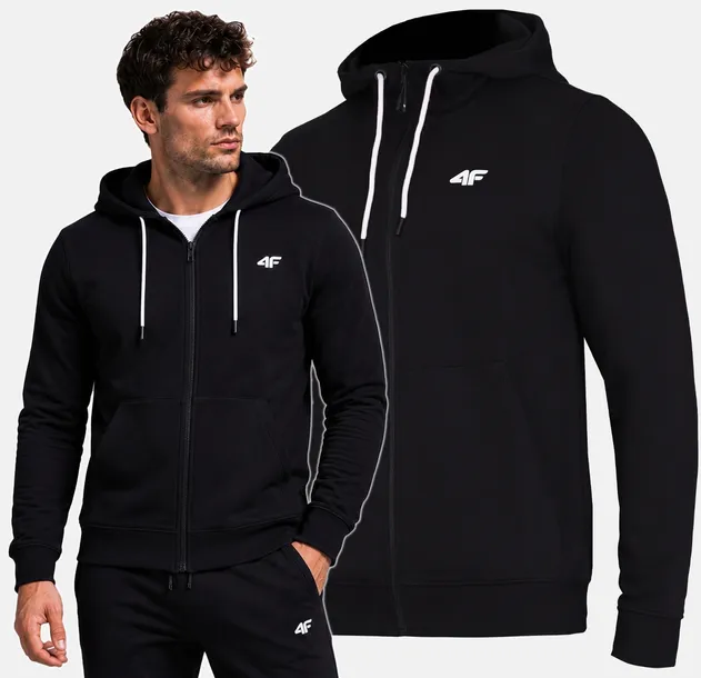 Bluza męska dresowa 4F sportowa bawełniana wygodna na co dzień M3169 XXL