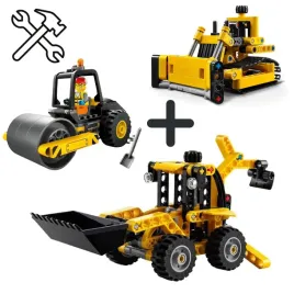prezent-na-wielkanoc-zestaw-budowlanych-lego-technic-walec-buldozer-koparka