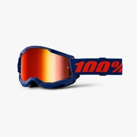gogle-motocyklowe-100percent-strata-2-granatowe-czerwone-lustro-uv-ochrona