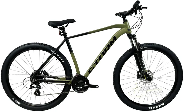ROWER GÓRSKI MTB STORM SHARK 3.0 rama 19 29 oliwka / czarny mat 2026