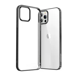 Zdjęcie produktu ETUI Z RAMKĄ DO IPHONE 12 PRO MAX CASE CIENKIE WZMOCNIONE NAROŻNIKI CZARNE
