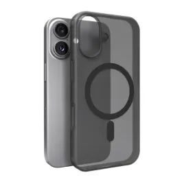 etui-silikonowe-magsafe-puro-daylight-iphone-17-polprzezroczysty-czarny
