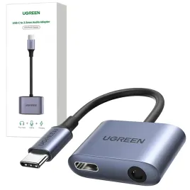 ugreen-adapter-audio-przejsciowka-usb-c-usb-c-pd-qc-mini-jack-35mm