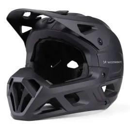 Zdjęcie produktu KASK MTB FULL FACE FREERIDE BIKE PARK Z DASZKIEM I SZCZĘKĄ M