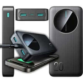 Zdjęcie produktu MOCNY POWERBANK 20000 mAh SOLIDNY POWER BANK USB USB-C SYSTEM ZABEZPIECZEŃ