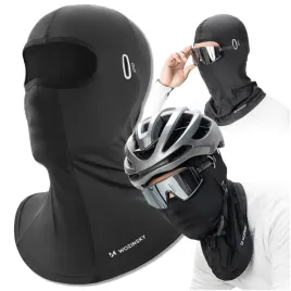 Zdjęcie produktu KOMINIARKA ROWEROWA MOTOCYKLOWA POD KASK BALACLAVA Z OTWORAMI NA OKULARY