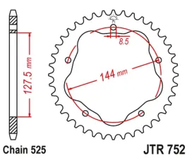zebatka-tylna-jt-jta752-36-ducati-biposto-916-biposto-sps-996-aluminiowa