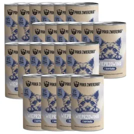 paka-zwierzaka-wieprzowina-z-borowka-karma-mokra-dla-psa-zestaw-22x400g