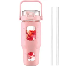 szklana-butelka-na-wode-szczelna-sportowa-z-uchwytem-i-miarka-960-ml-rozowa