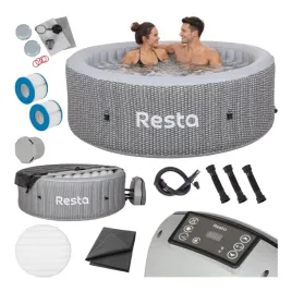 spa-ogrodowe-resta-symi-204cm-2040w-czarny-zestaw-standard