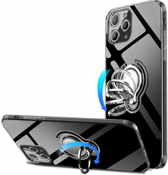 czarne-etui-case-holder-ring-do-iphone-12-pro-stan-nowy