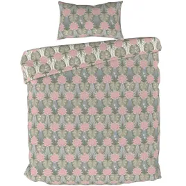 posciel-dwustronna-2-czesciowa-lily-garden-135x200cm-kwiaty-100percent-bawelna