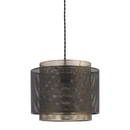loftowy-metalowy-klosz-do-lampy-wiszacej-endon-plexus-czarno-miedziany