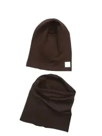 czapka-i-komin-mleczna-czekolada-48-52-cm