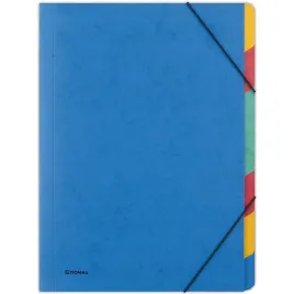 teczka-preszpanowa-z-gumka-donau-a4-7-przekladek-niebieska