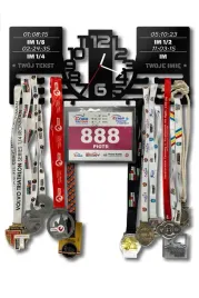 wieszak-na-medale-i-numery-startowe-z-zegarem-rekordy-triathlon-twoje-imie