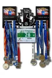 wieszak-na-medale-i-numery-startowe-z-zegarem-plus-ramka-na-zdjecia-twoje-i