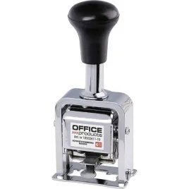 numerator-office-products-6-cyfr-automatyczny-srebrny