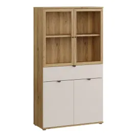 witryna-z-szufladami-szklana-stojaca-do-salonu-witryna-nowoczesna-90-cm