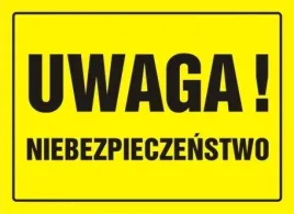 tabliczka-tablica-uwaga-niebezpieczenstwo-20x33