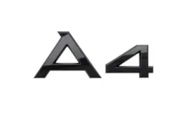 emblemat-znaczek-napis-klapa-tyl-do-audi-a4-czarny
