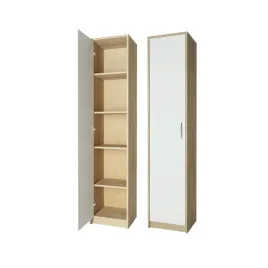 regal-na-ksiazki-z-drzwiami-180x39-polka-szafa-szafka-r008-sonoma-bialy