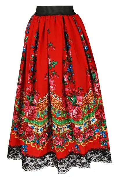 Spódnica góralska folk ludowa M