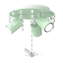 koliber-lampa-wiszaca-dziecieca-plafon-25cm-krysztalki-mietowa