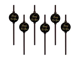 slomki-czarne-sparkling-happy-new-year-6-szt