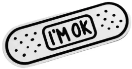 naklejka-wlepka-plaster-i-m-ok-wszystko-w-porzadku-tuning-gadzet-sticker