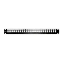 qoltec-patch-panel-rack-or-24-porty-or-utp-blank-or-czarny