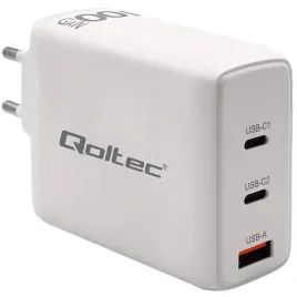qoltec-ladowarka-sieciowa-100w-gan-or-5-20v-or-1-5-5a-or-2-x-usb-c-pd-or-1-x-u