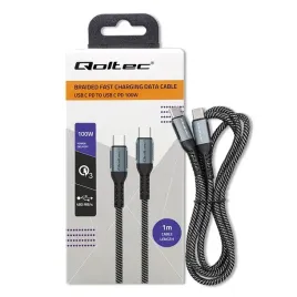 qoltec-kabel-usb-2-0-typ-c-or-usb-2-0-typ-c-100w-or-qc-3-0-or-pd-or-1m-or-czar