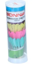 lotka-lotki-do-gry-w-badmintona-z-pior-donnay-5szt-kolorowe