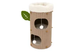 filcowy-drapak-dla-kota-2w1-lunatower-legowisko-domek-wieza-60x37x60-cm
